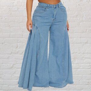 Plus Size 22  EXTREME Wide Leg Jeans NWT